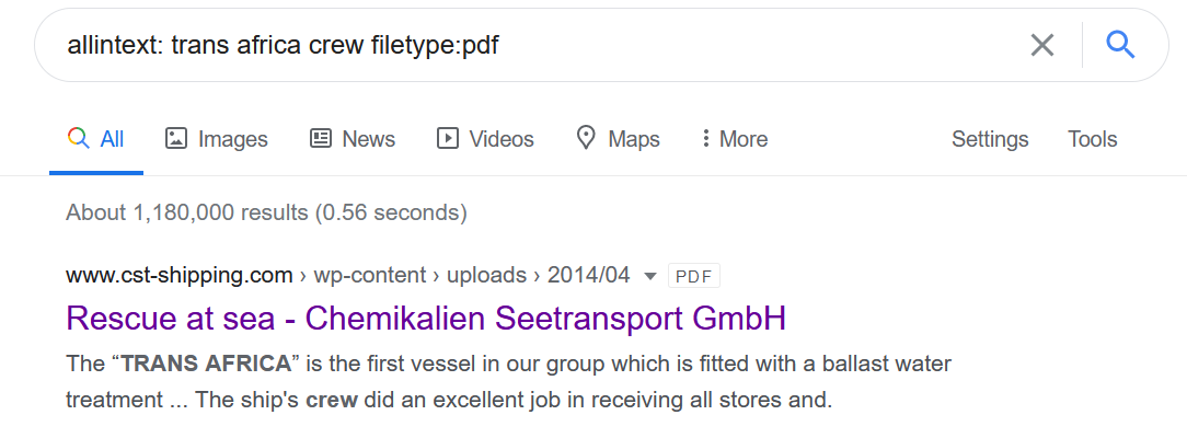 Recherche google dork